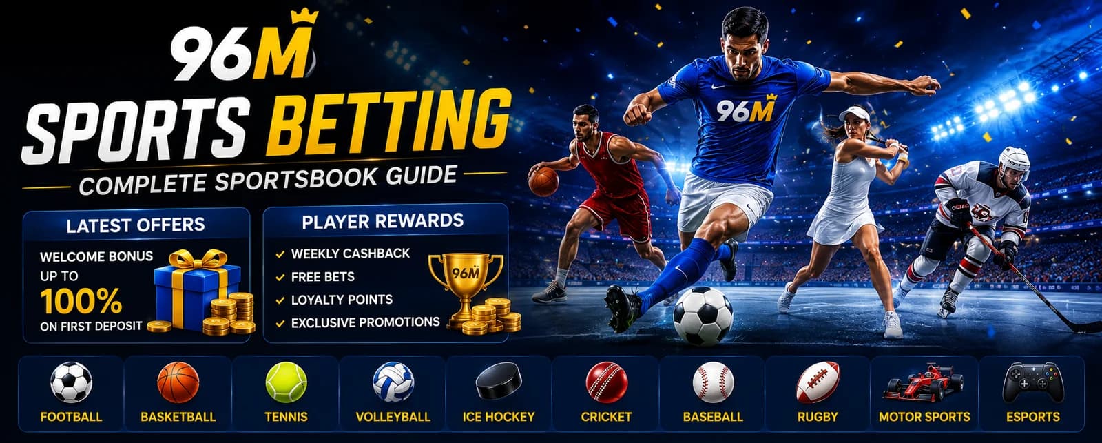 96M Sports Betting – Complete Sportsbook Guide