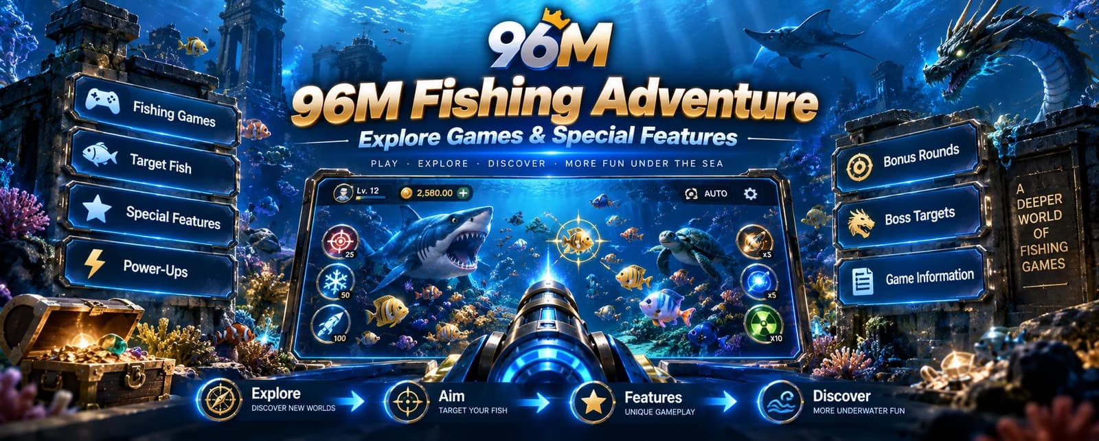 96M Fishing Adventure: Explore Games & Features