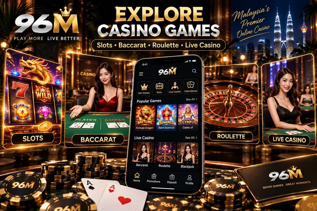 96M Online Casino Malaysia – What Players Should Know